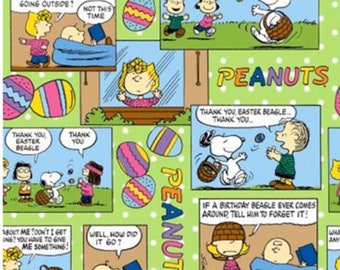 EAS - Peanuts Easter Comic Scrub Cap