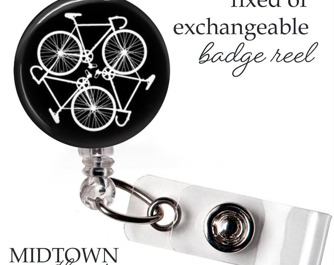 Bicycles Badge Reel or Exchangeable Topper