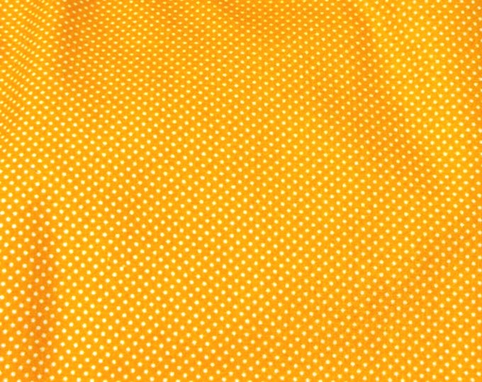 Small Polka Dots on Orange Scrub Cap