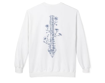 Botanical Spine Sweatshirt | Cozy Crewneck for Wellness Lovers, Gift for Yoga Enthusiasts, Comfortable Layering, Nature-Inspired [...]