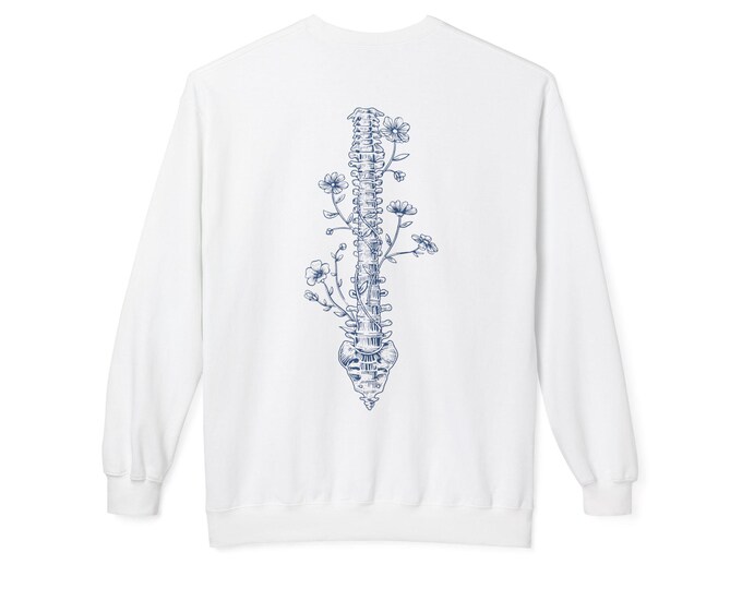 Botanical Spine Sweatshirt | Cozy Crewneck for Wellness Lovers, Gift for Yoga Enthusiasts, Comfortable Layering, Nature-Inspired [...]