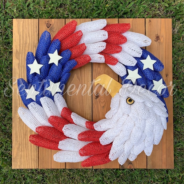 Patriotic Eagle Wreath Tutorial