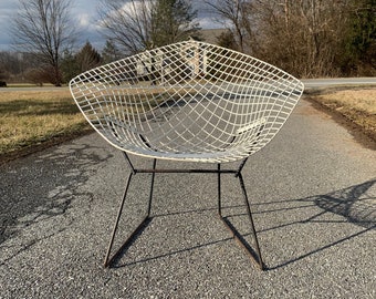 Knoll Harry Bertoia Diamond Chair with optional cover