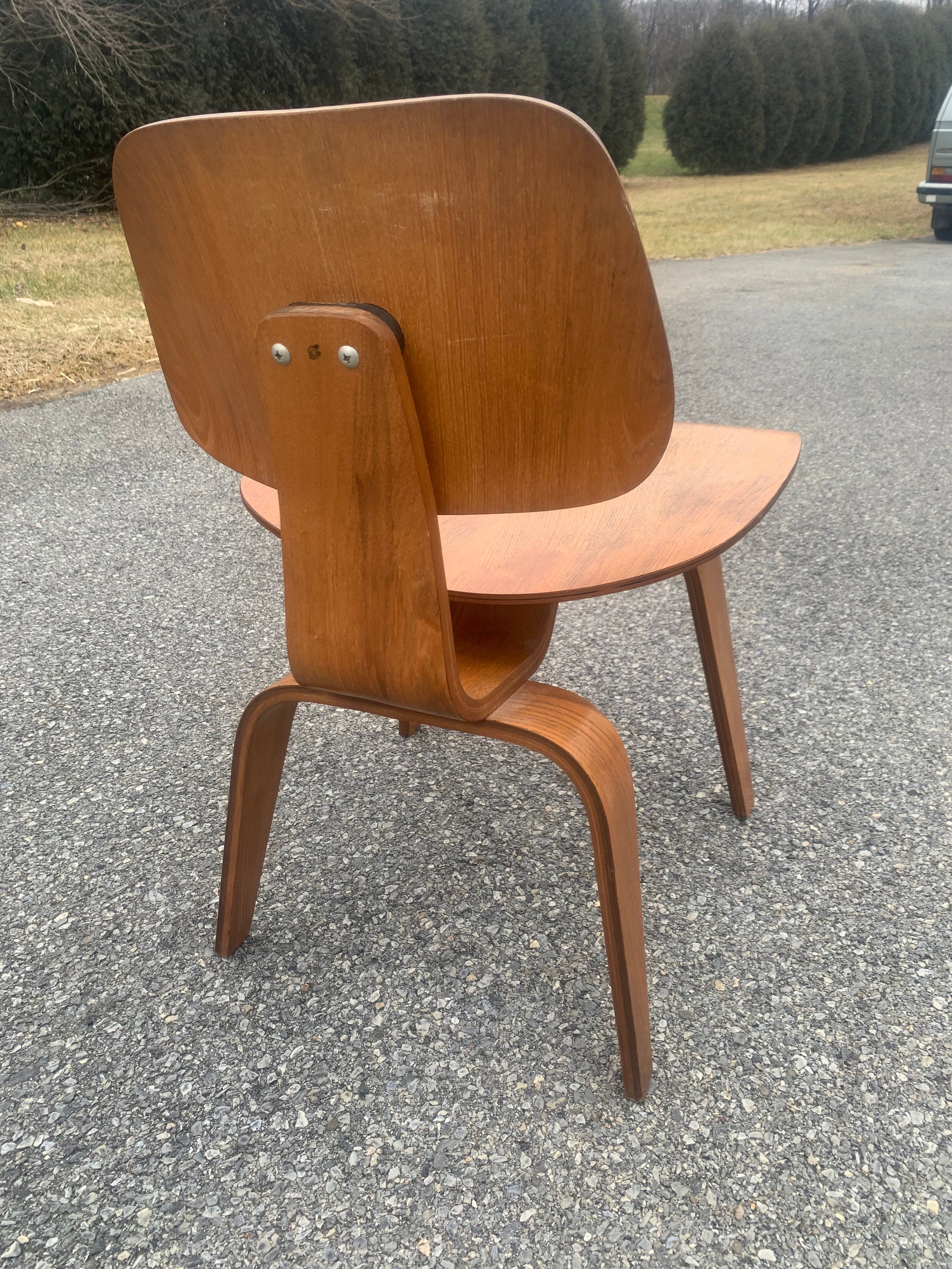 Early 2nd Gen Eames DCW Herman Miller Calico Ash - Etsy Early 2nd Gen Eames DCW Herman Miller Calico Ash - Etsy