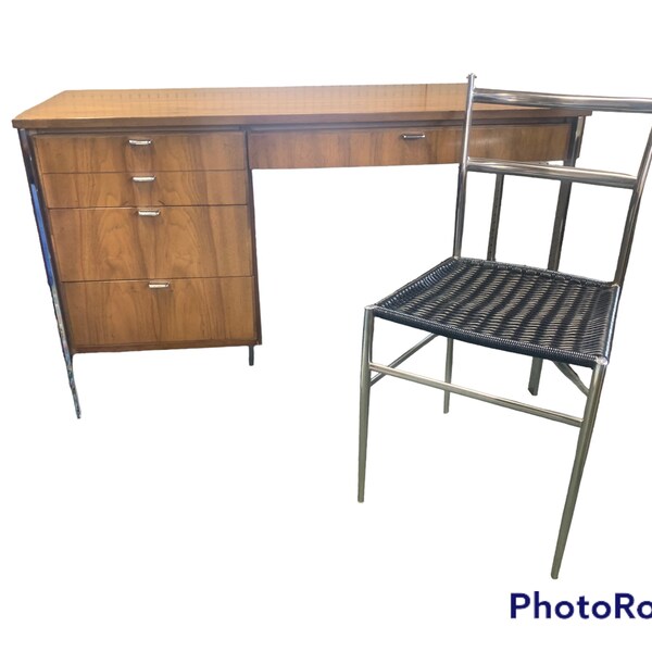 Mid Century Desk Etsy