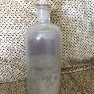 Whitall Tatum Large Blown Glass Apothecary Bottle Glycerine image 3