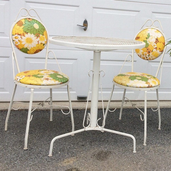 Metal bistro cafe set mod 3 pc