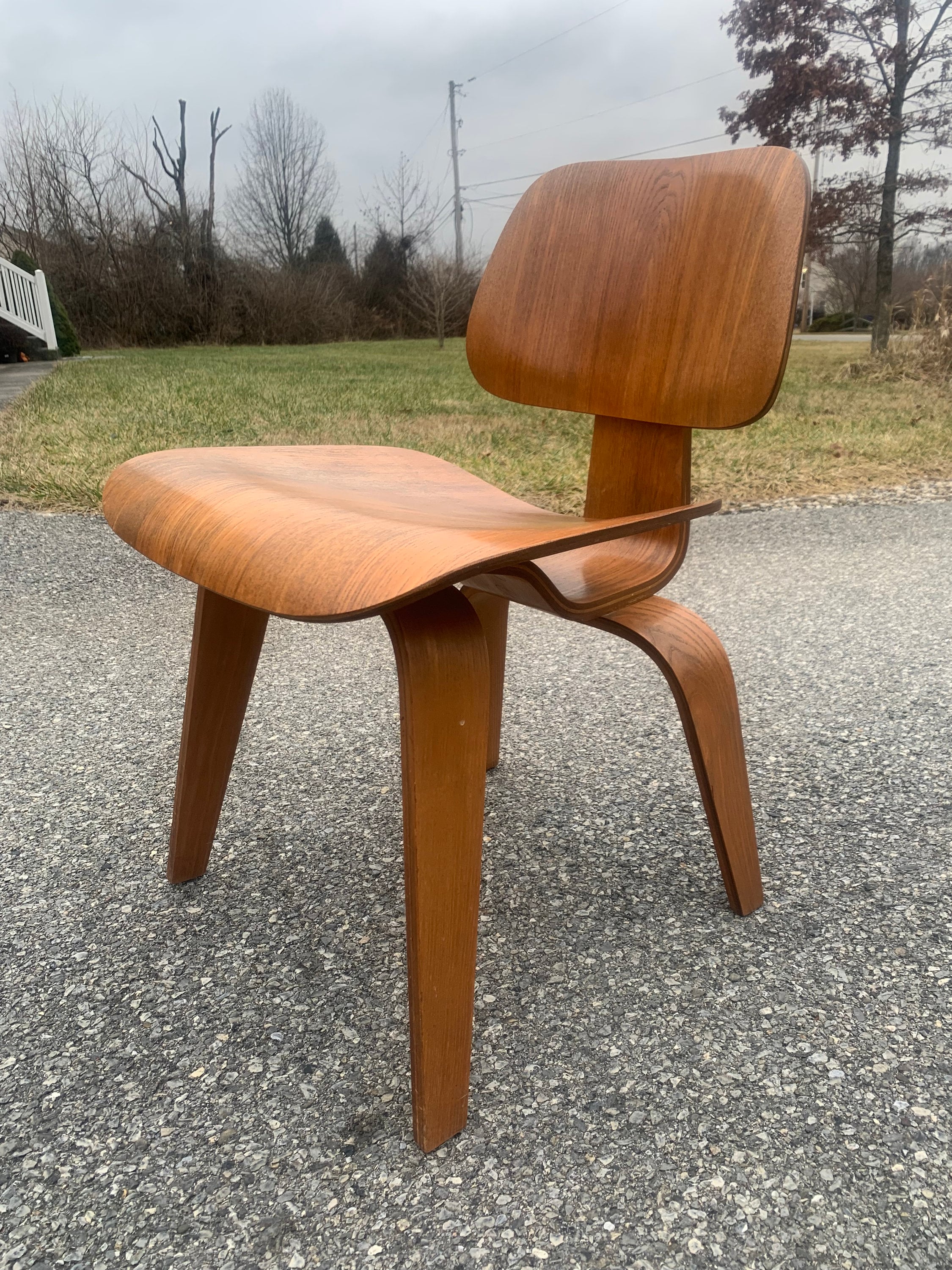 Early 2nd Gen Eames DCW Herman Miller Calico Ash - Etsy Early 2nd Gen Eames DCW Herman Miller Calico Ash - Etsy