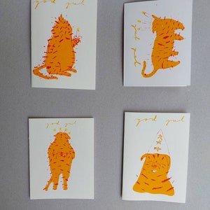 Lussekatter Swedish Christmas cards