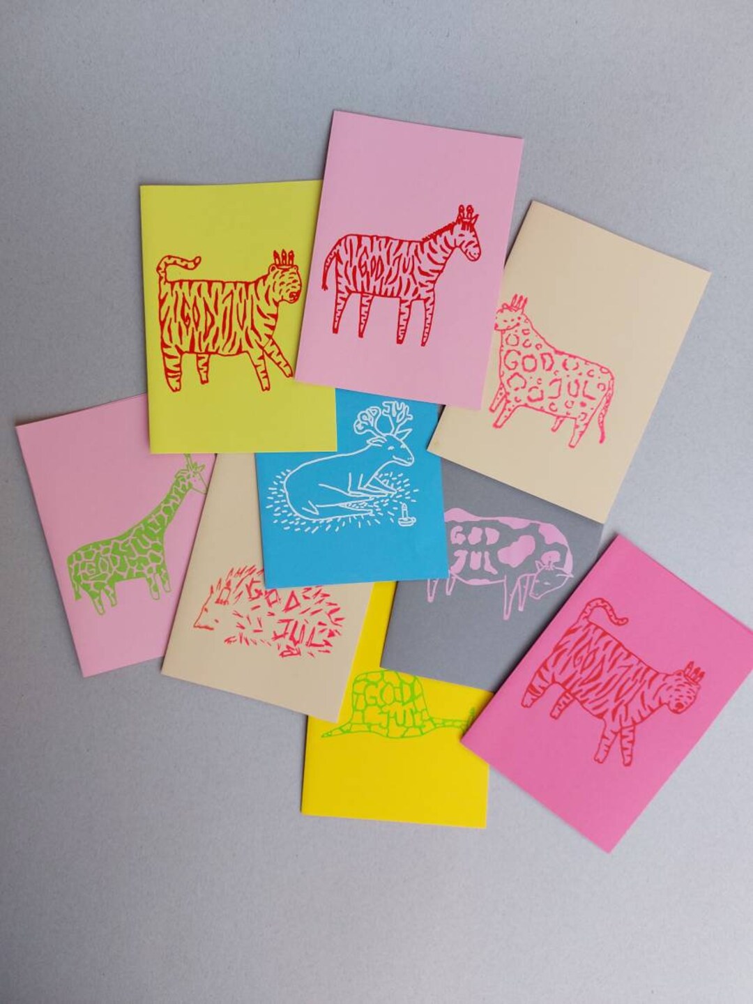 God Jul Djur. Swedish Christmas Cards Super Bundle Etsy