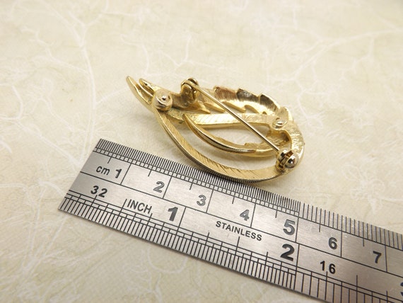 A superb Sphinx abstract leaf design vintage jewe… - image 5