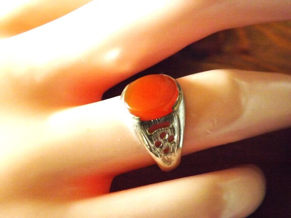 A superb solid silver openwork design vintage jew… - image 4