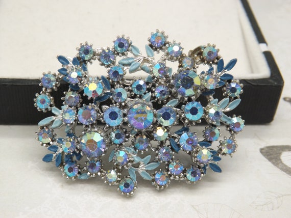 A large rectangular flower spray design vintage j… - image 3