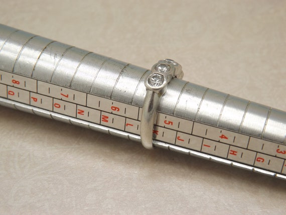 A beautiful five stone 925 solid silver vintage 1… - image 5