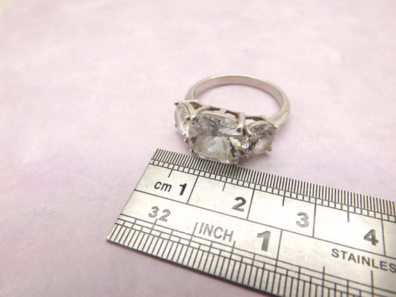 A beautiful multi stone 925 solid silver cluster … - image 6