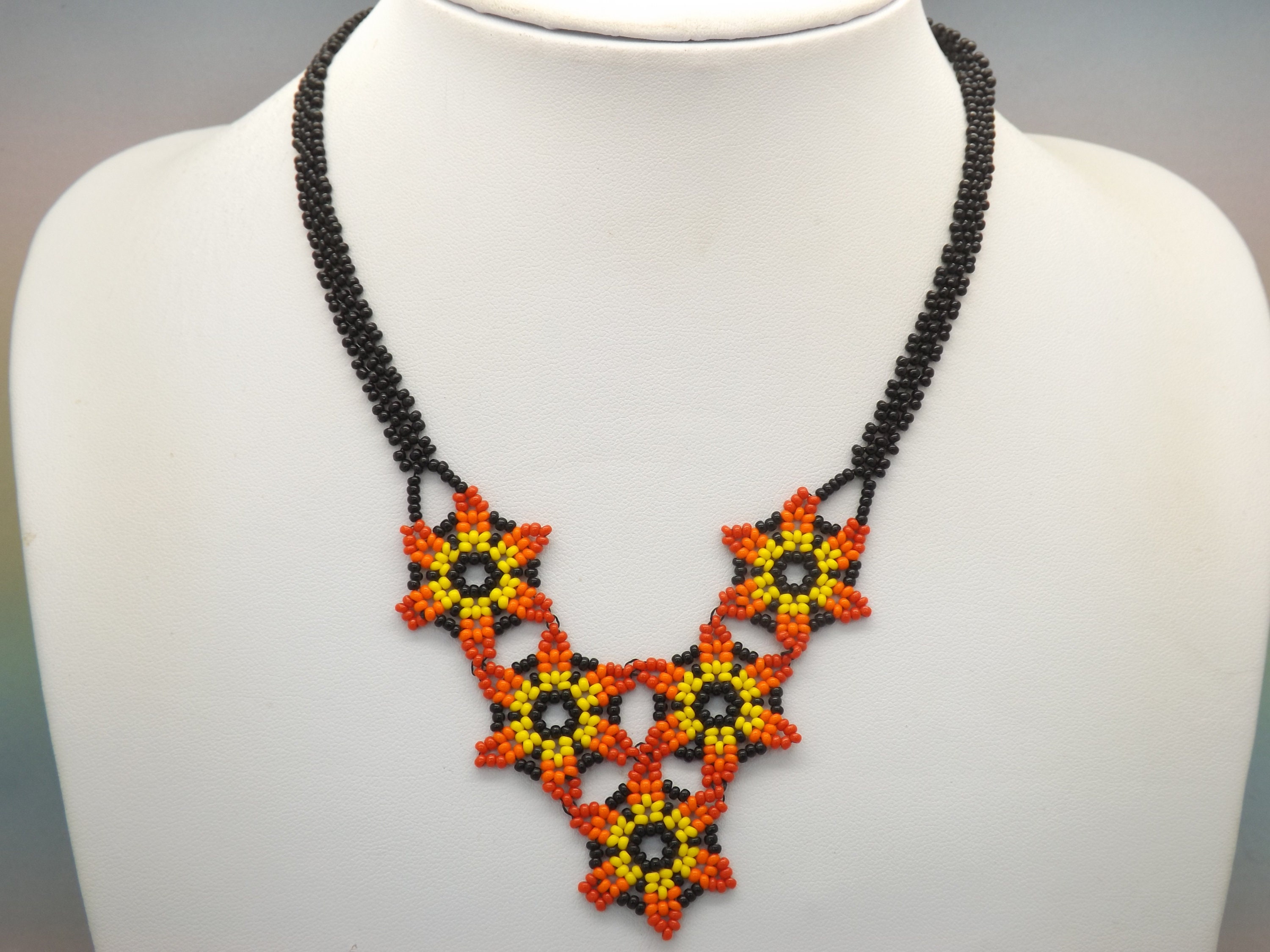 Beads Market Glass Beads Native American Bead Store Near Me A Lovely  Handmade Woven Mixed Bead