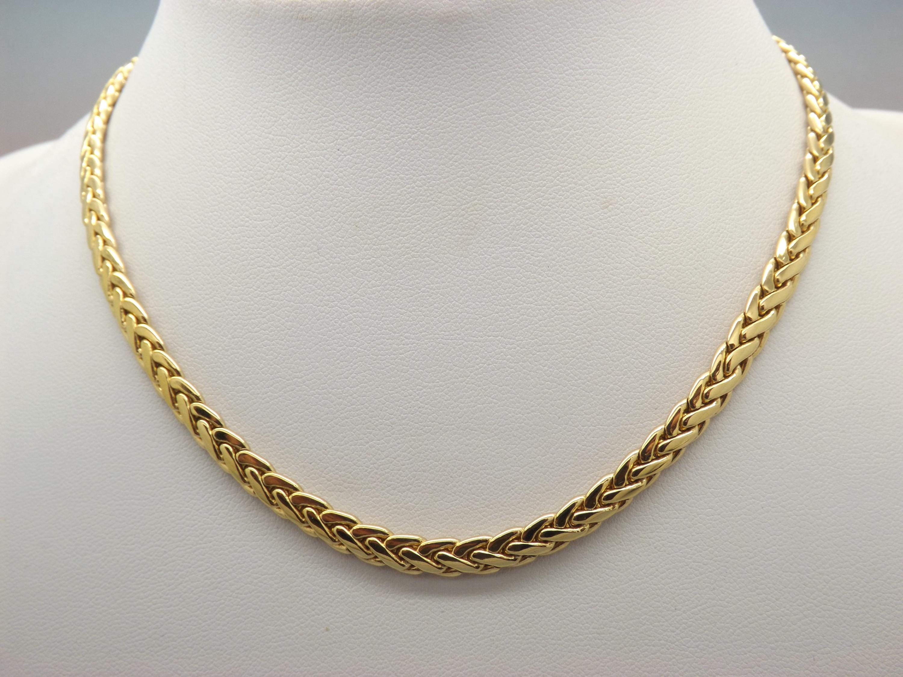 Collier Vintage Italien Années 70 - Noir Et Or - Métal Doré Et Billes - Occasion