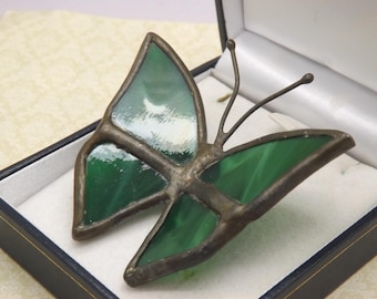 金属とガラスでできた大きな蝶 - Etsy 日本