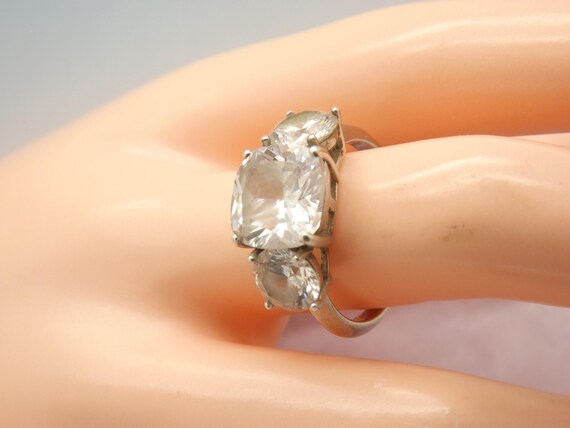 A beautiful multi stone 925 solid silver cluster … - image 3