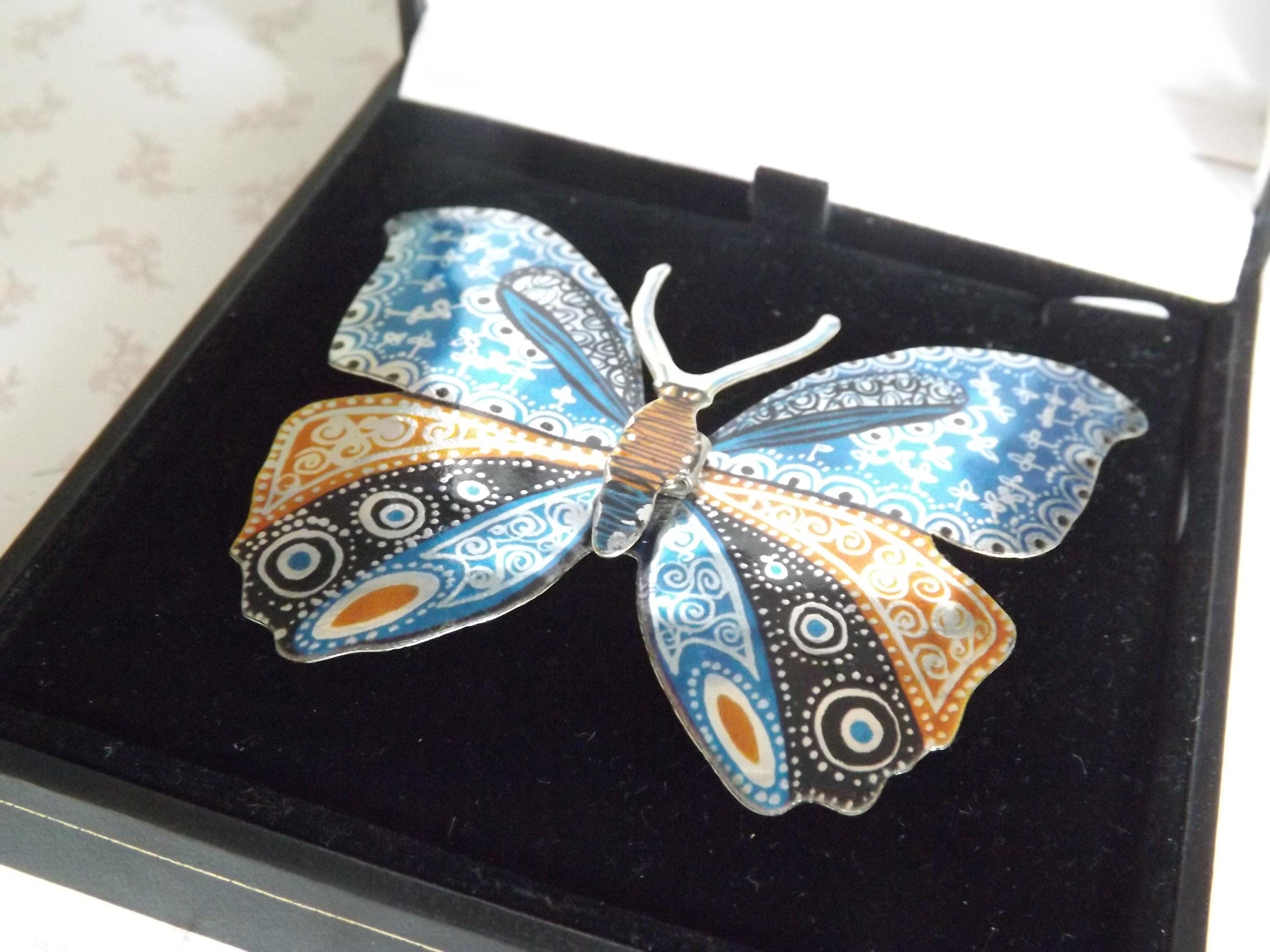 A Fine Melanie Tomlinson Large Open Winged Butterfly Costume