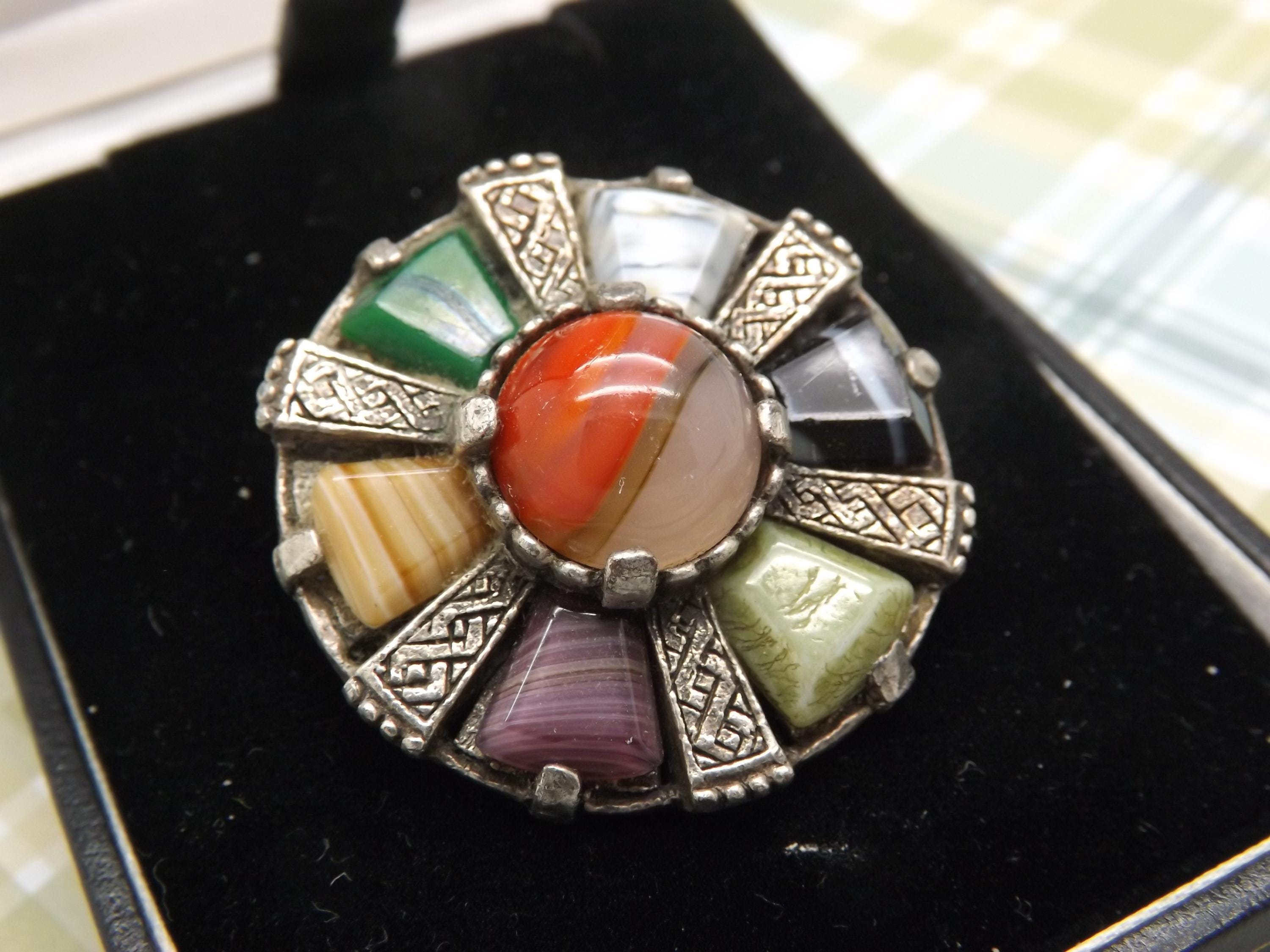 Spilla Zirconi Rossa Spilla Ragno Gotico Con Strass - Design Vintage, Zirconi Rossi, Per Maglioni E Giacche Accessorio Vintage Strass Rosso Zircone