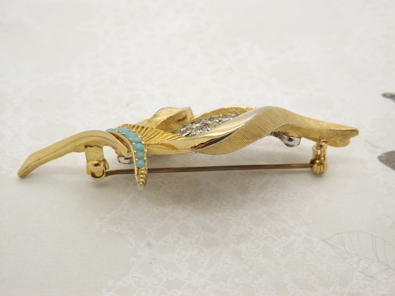 A fine large Sphinx flower stem design vintage je… - image 4