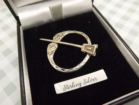A superb 925 solid silver Celtic/Scottish Tara Pe… - image 1