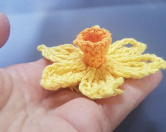 Daffodil and Pansy - PDF crochet tutorial-crochet flower-spring flower- Easter