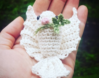 Peace Dove PDF tutorial- crochet