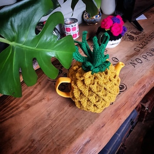 Pineapple tea cozy tutorial- crochet pattern -pineapple tea cosy- PDF