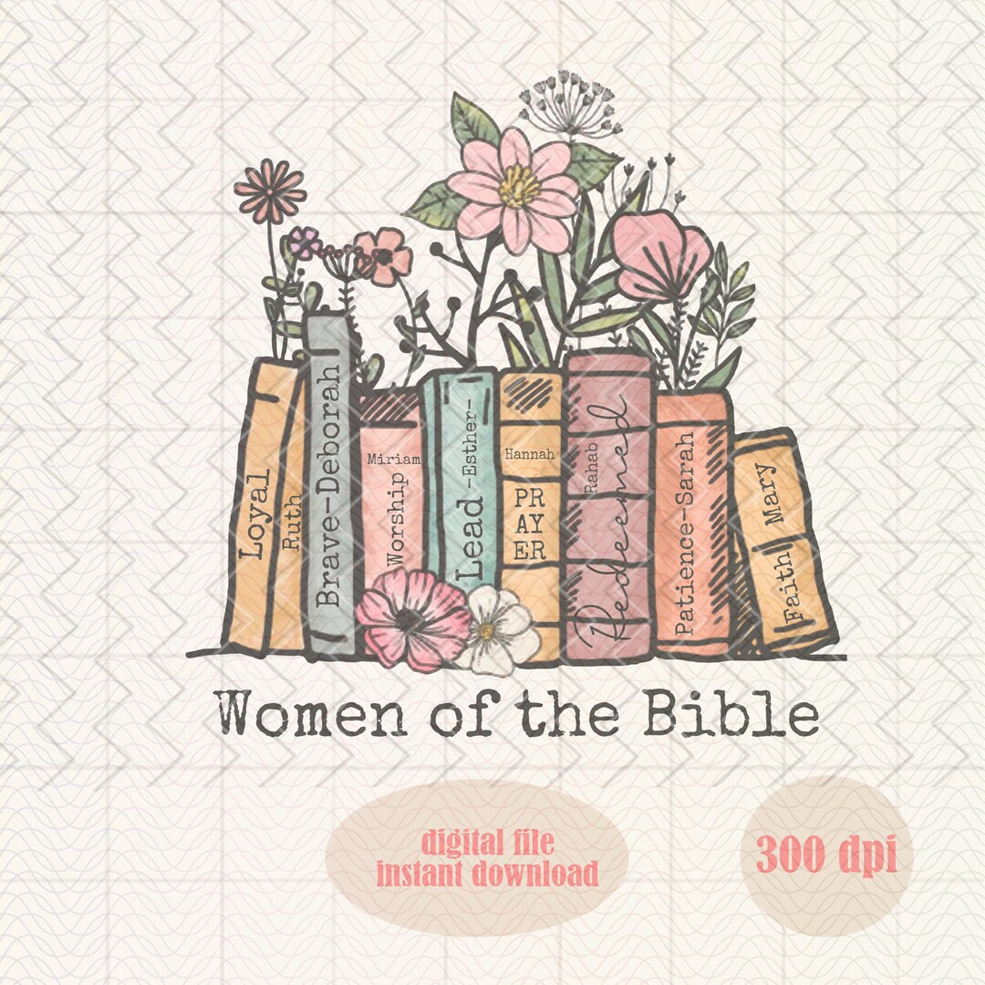 Women of the Bible Png Instant Download, Christian Women, Christian ...