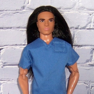 Blue Scrubs-will fit 12&quot;dolls