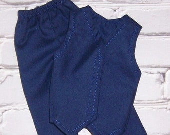 Navy Vest & Pants-fits 12" dolls.