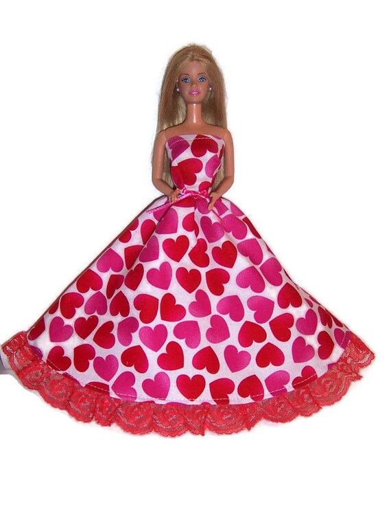 barbie with heart dress