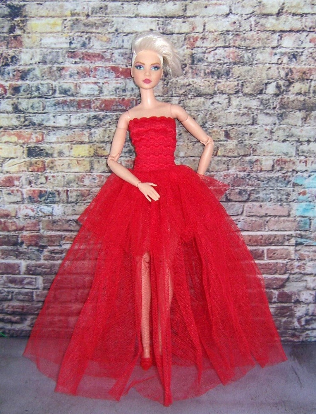 Red Valentine Gown With Snaps for 11.5 to 12 Fashion Dolls. Doll Clothes  Only, Poppy Parker Doll Not Included. Girl Child Gift - Etsy