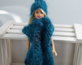 warm knitted tunic for the dressing doll