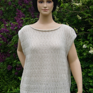 Knitted summer sweater