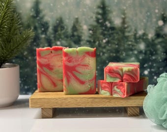Apple Balsam Cold Process Soaps. Artisan Soap. Bar Soap. Christmas And Fall Scent