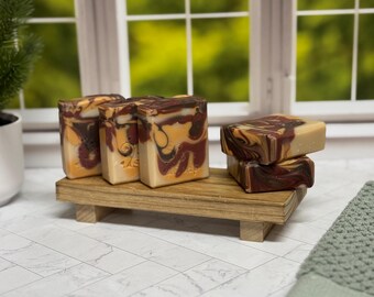 Sexy Sandalwood Handmade Cold Process BarSoap. Unisex Soap. Gift for Him or Her.