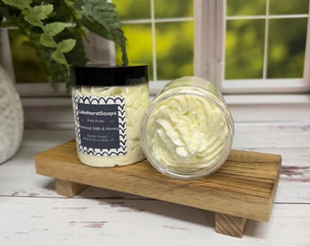Whipped Body Butter/ Shea and Cocoa Butter/ Handmade
