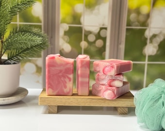 Artisan Pink Grapefruit Cold Process Soap – Citrus Zing Bar