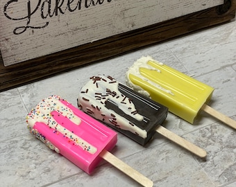 Popsicle Soap: Coconut Milk Base, Summer Party Favors
