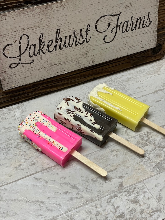 Popsicle Soap: Coconut Milk Base, Summer Party Favors