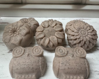 Handmade Black Sea Salt Soap: Cypress & Driftwood Scent