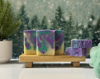 Handmade Lavender Eucalyptus Soap, Creamy Lather, 4.5oz Bar