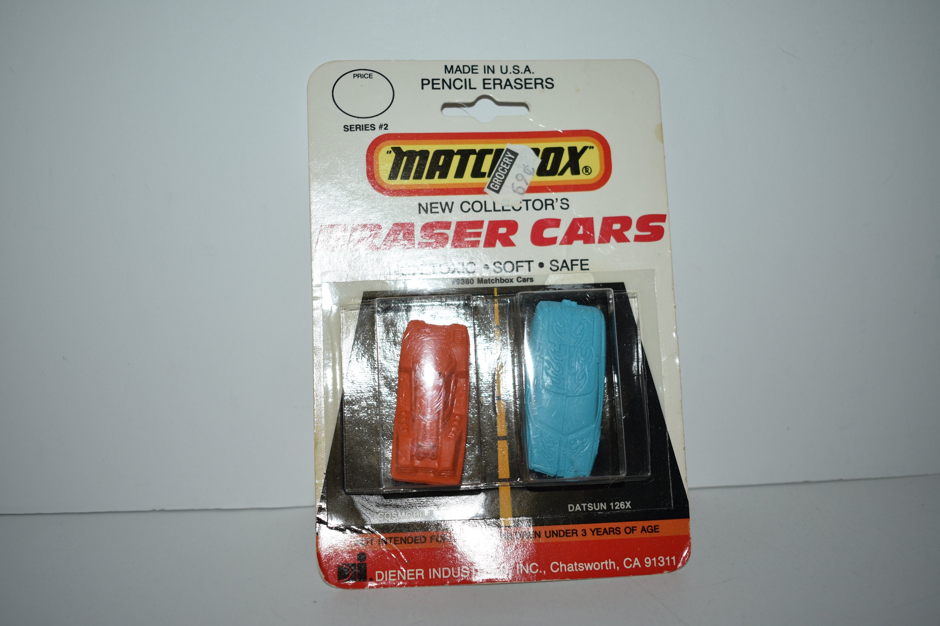 MODELS OF YESTERYEAR ERASER CARS FLEXIBLE ERASERS MADE FOR MATCHBOX SOME ARE RE 