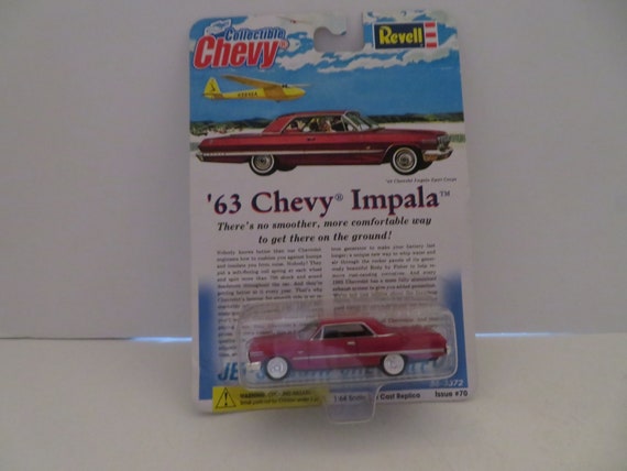 Revell 70 1963 Chevy Impala Red 1:64 Scale 2001 MOC - Etsy