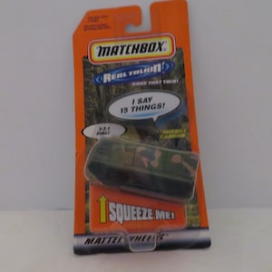 Matchbox Real Talkin Missile Launcher Green Camo 1998 MOC