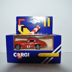 Corgi J47 Mercedes 300 SL Red About 1:64 1984 MISB