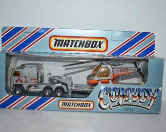 AERODYNE NEW ON DAMAGED CARD 1983 MATCHBOX SUPERFAST #41 GRAY KENWORTH CONV
